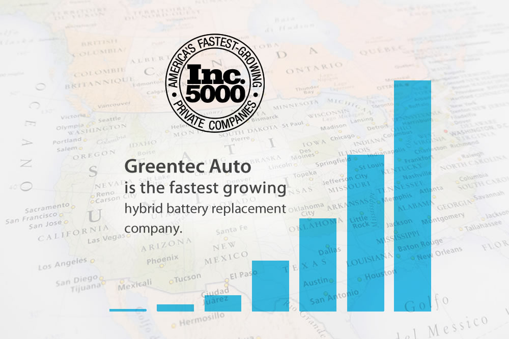 Greentec Auto is the Fastet Growing Hybrid Battery Replacment Company