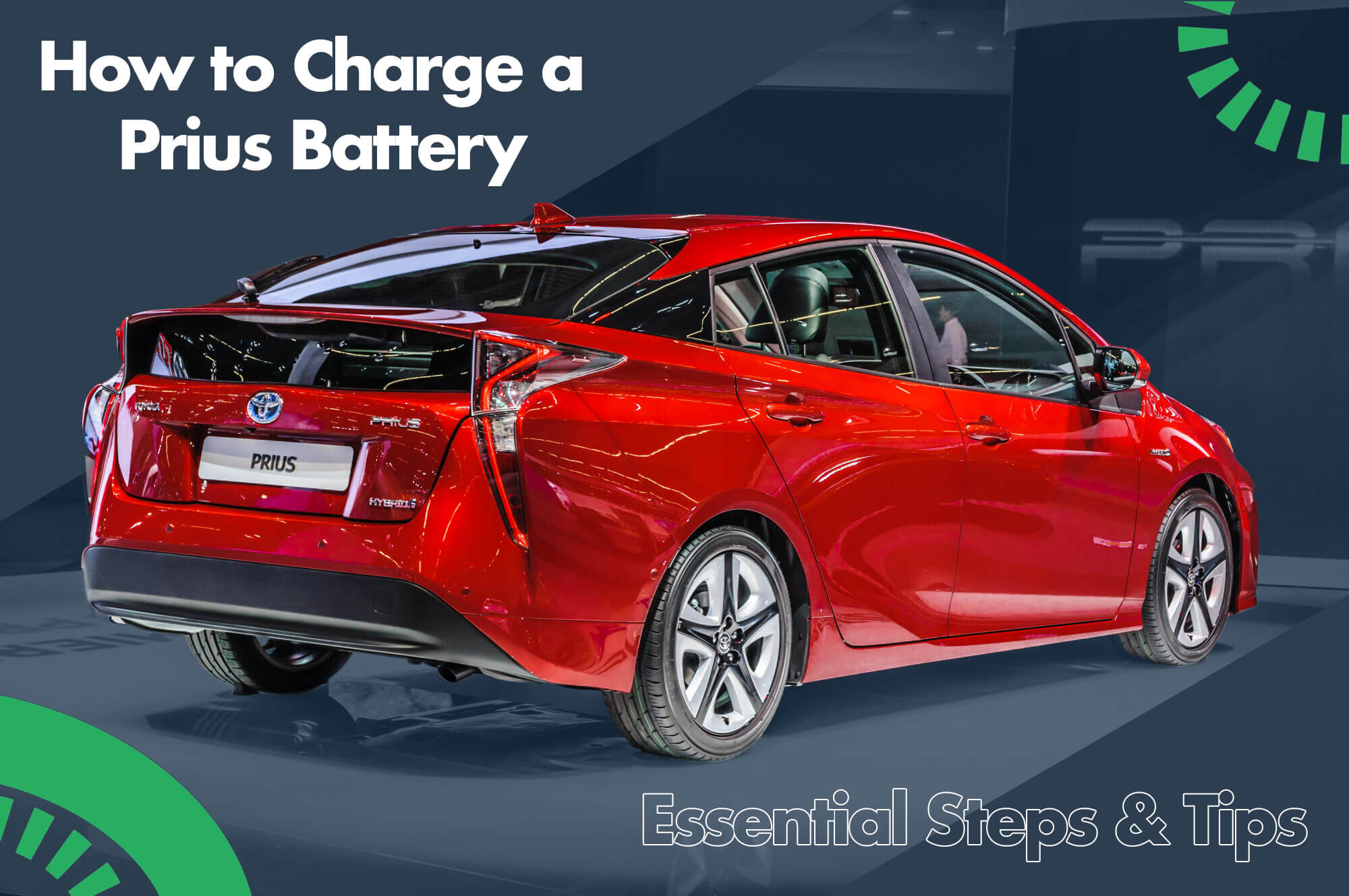 how to charge a Toyota Prius battery